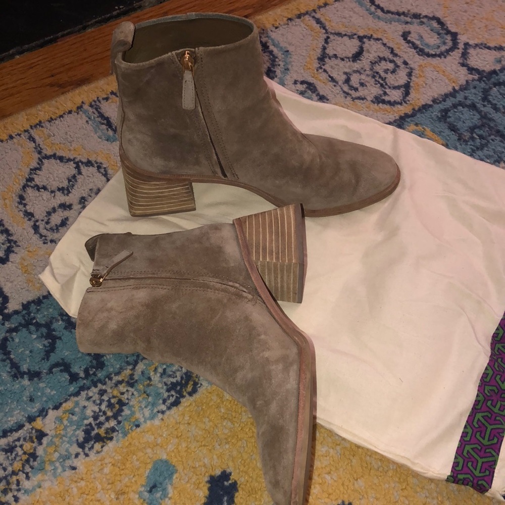 Tory Burch suede booties